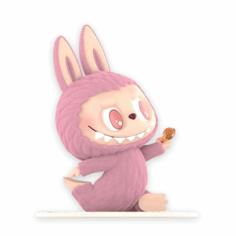 labubu yoga confident