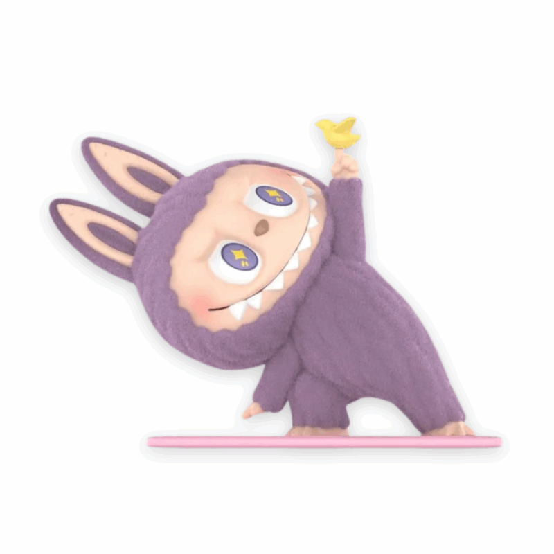 Labubu Yoga Little Bird