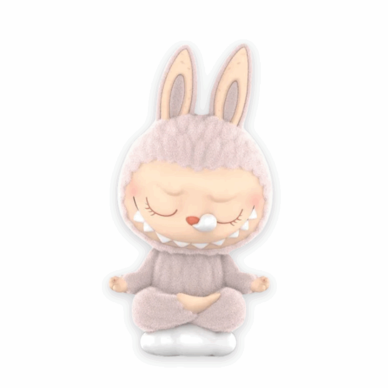 Labubu Yoga Sleeping